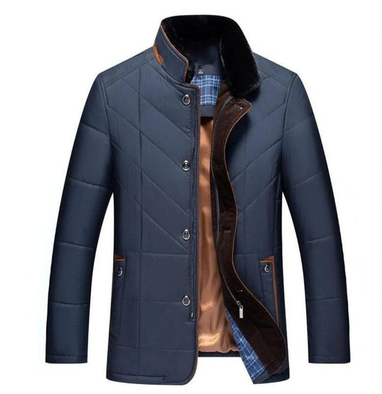 Emiliano - Giacca invernale da uomo con collo in piedi