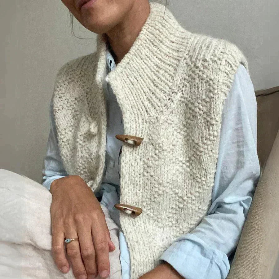 Bonnie - Cardigan elegante senza maniche