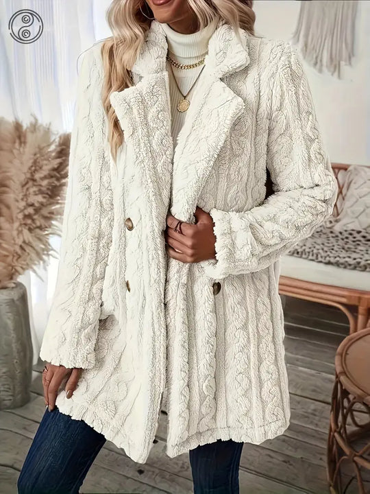 Cappotto in pelliccia sintetica