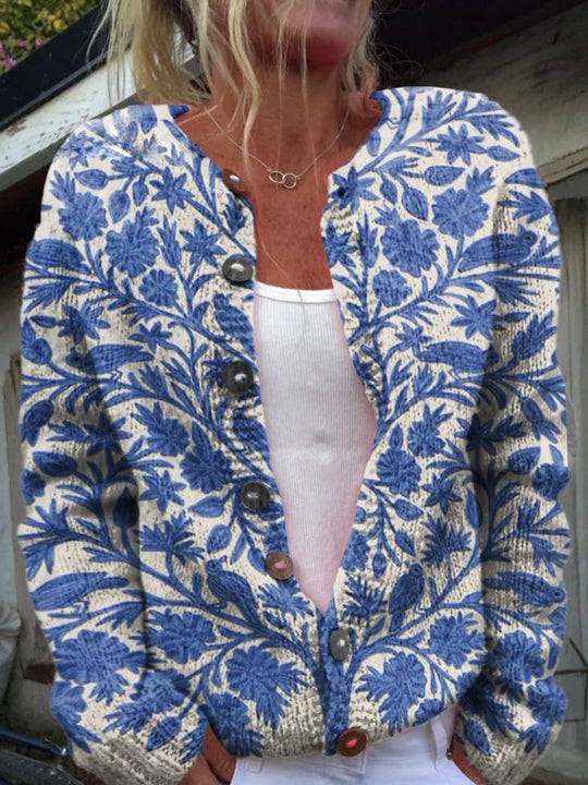 Mirna - Cardigan floreale