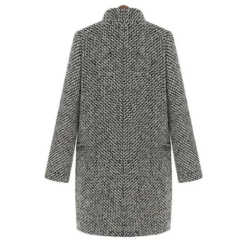 Jenny - Cappotto lungo in pied-de-poule