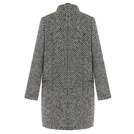 Jenny - Cappotto lungo in pied-de-poule