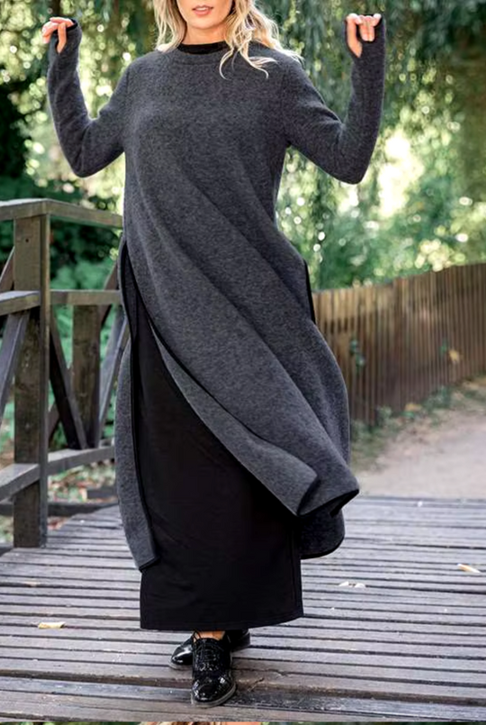 Diana - Accogliente maxi abito a strati