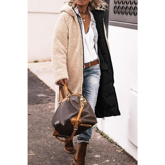 Ariana - Elegante cappotto reversibile da donna