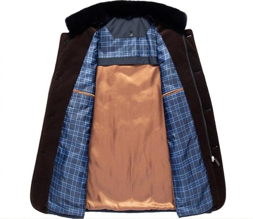 Emiliano - Giacca invernale da uomo con collo in piedi