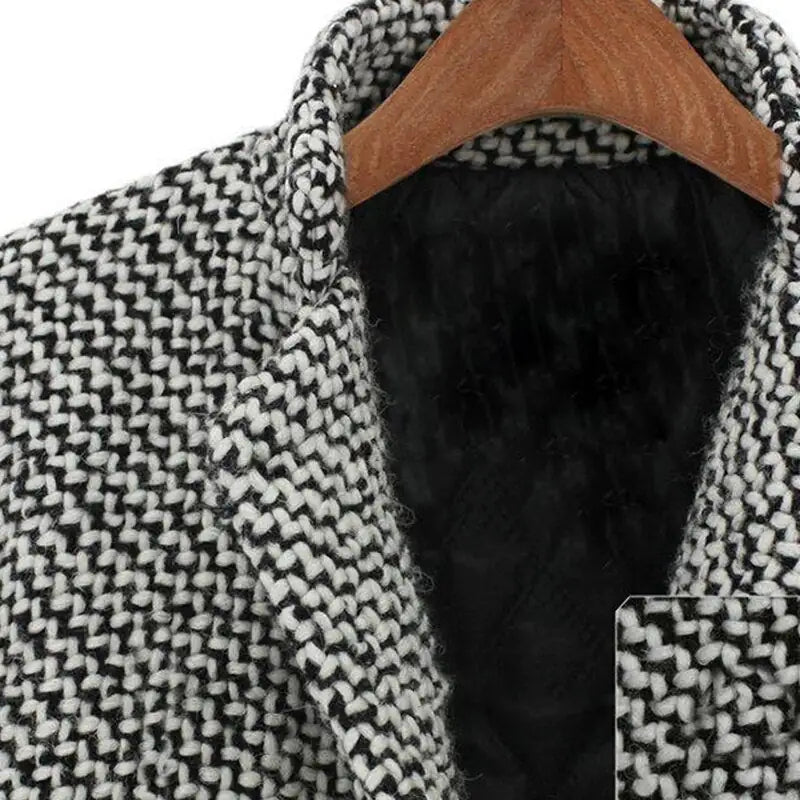 Jenny - Cappotto lungo in pied-de-poule