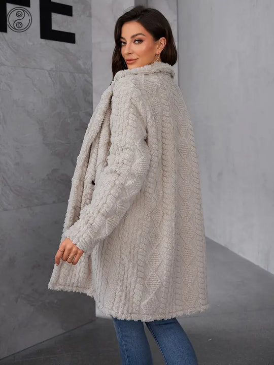 Cappotto in pelliccia sintetica