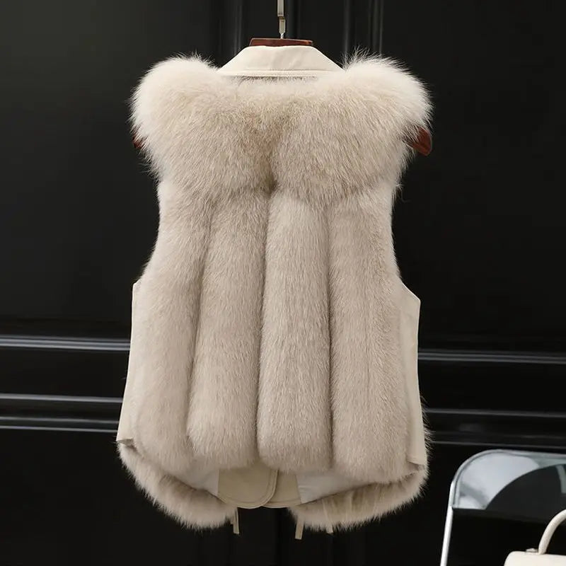 Estelle - Gilet con pelliccia