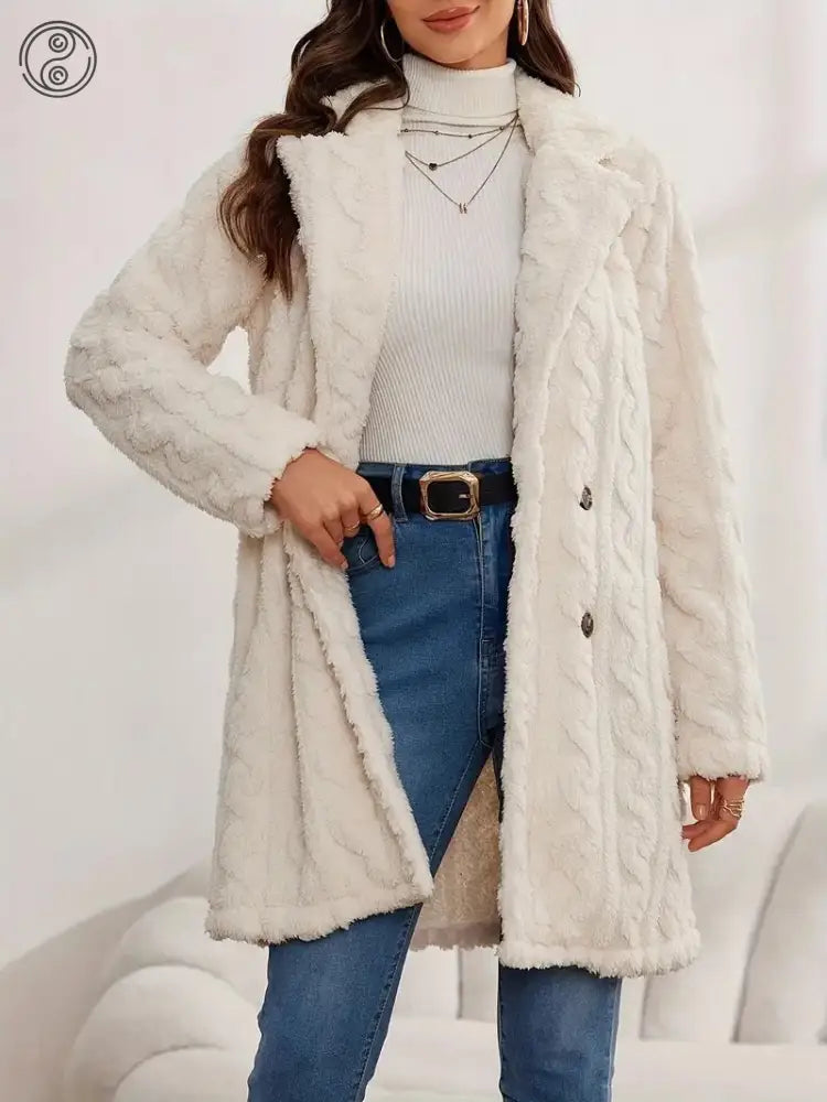 Cappotto in pelliccia sintetica